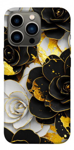 Чохол itsPrint Flower black-white для Apple iPhone 13 Pro (6.1")