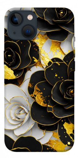 Чохол itsPrint Flower black-white для Apple iPhone 13 (6.1")