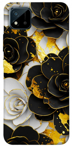 Чохол itsPrint Flower black-white для Realme C11 (2021)