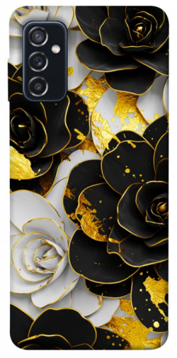 Чехол itsPrint Flower black-white для Samsung Galaxy M52