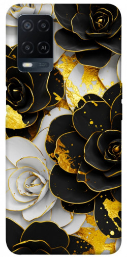 Чохол itsPrint Flower black-white для Oppo A16s / A16