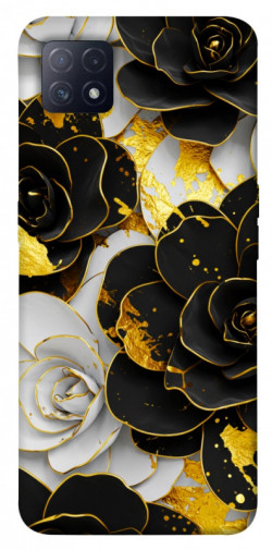 Чехол itsPrint Flower black-white для Oppo A72 5G / A73 5G