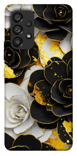 Чехол itsPrint Flower black-white для Samsung Galaxy A53 5G