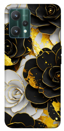 Чохол itsPrint Flower black-white для Realme 9 Pro