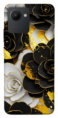 Чохол itsPrint Flower black-white для Realme C30s