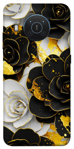 Чохол itsPrint Flower black-white для Nokia X10 / X20
