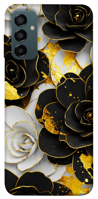 Чехол itsPrint Flower black-white для Samsung Galaxy M34 5G, цветы, купить оптом с доставкой