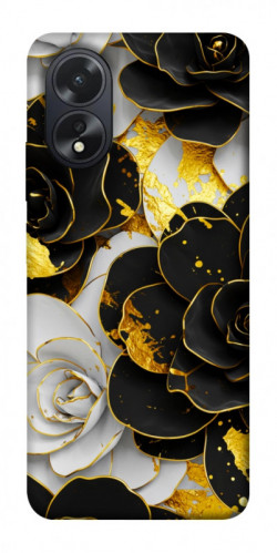 Чохол itsPrint Flower black-white для Oppo A38
