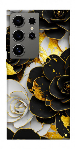 Чохол itsPrint Flower black-white для Samsung Galaxy S24 Ultra