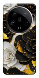 Чохол itsPrint Flower black-white для Xiaomi 14 Ultra