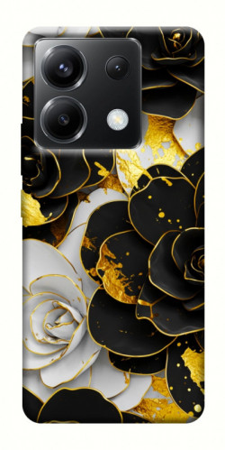 Чохол itsPrint Flower black-white для Xiaomi Poco X6