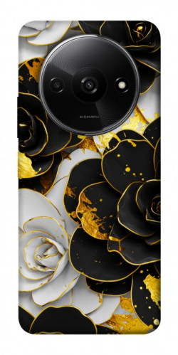 Чохол itsPrint Flower black-white для Xiaomi Redmi A3