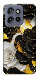 Чехол itsPrint Flower black-white для Motorola Edge 50 Neo