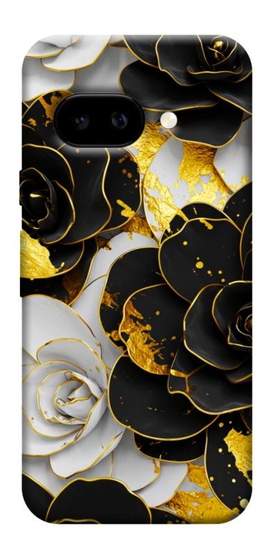 Чехол itsPrint Flower black-white для Google Pixel 9a, цветы, купить оптом с доставкой