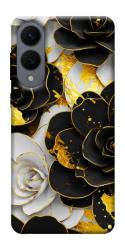Чохол itsPrint Flower black-white для Samsung Galaxy S25 Edge
