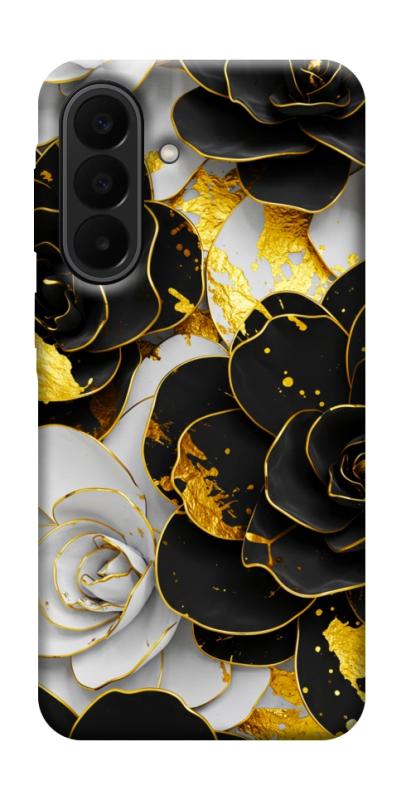 Чохол itsPrint Flower black-white для Samsung Galaxy A27, квіти, купити оптом з доставкою