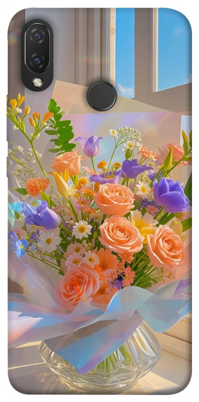 Чехол itsPrint Яркий букет для Huawei P Smart+ (nova 3i), цветы, купить оптом с доставкой