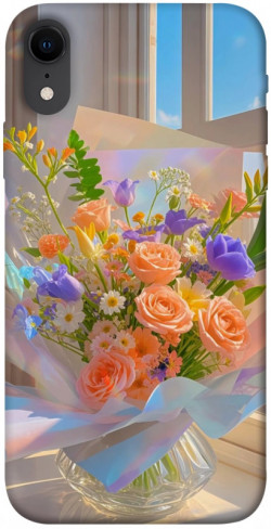 Чехол itsPrint Яркий букет для Apple iPhone XR (6.1")