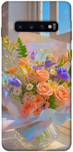 Чехол itsPrint Яркий букет для Samsung Galaxy S10