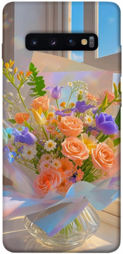 Чехол itsPrint Яркий букет для Samsung Galaxy S10+