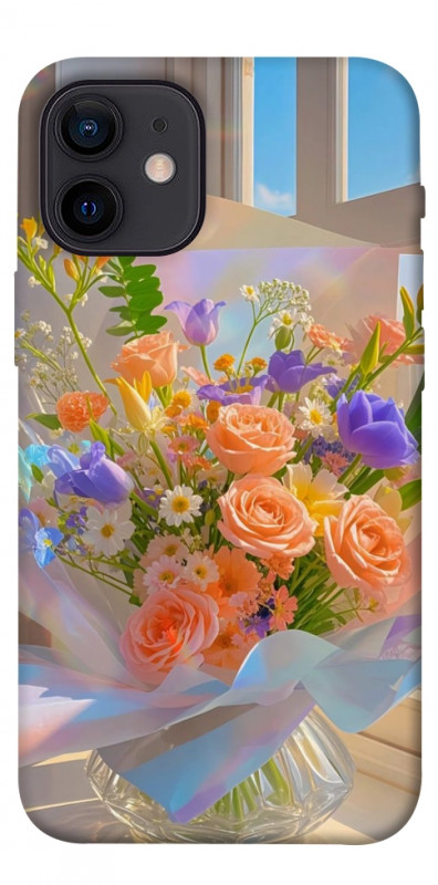 Чохол itsPrint Яскравий букет для Apple iPhone 12 mini (5.4"), квіти, купити оптом з доставкою