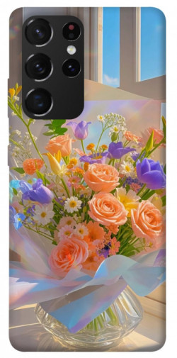 Чехол itsPrint Яркий букет для Samsung Galaxy S21 Ultra