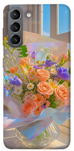 Чехол itsPrint Яркий букет для Samsung Galaxy S21