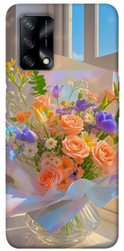 Чохол itsPrint Яскравий букет для Oppo A74 4G