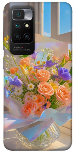 Чехол itsPrint Яркий букет для Xiaomi Redmi 10