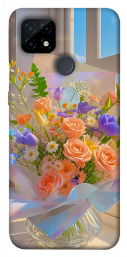Чехол itsPrint Яркий букет для Realme C21