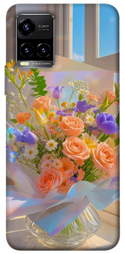 Чехол itsPrint Яркий букет для Vivo Y21 / Y33s