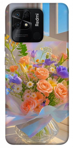 Чехол itsPrint Яркий букет для Xiaomi Redmi 10C