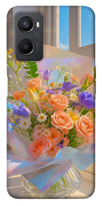 Чехол itsPrint Яркий букет для Oppo A96, цветы, купить оптом с доставкой