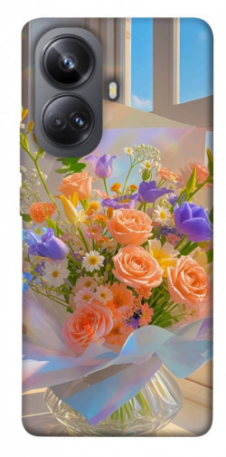 Чехол itsPrint Яркий букет для Realme 10 Pro+