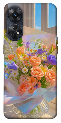 Чохол itsPrint Яскравий букет для Oppo Reno 8 T 4G