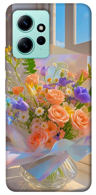 Чехол itsPrint Яркий букет для Xiaomi Redmi Note 12 4G, цветы, купить оптом с доставкой