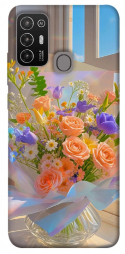 Чехол itsPrint Яркий букет для ZTE Blade A52