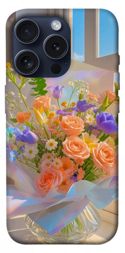 Чехол itsPrint Яркий букет для Apple iPhone 15 Pro (6.1")