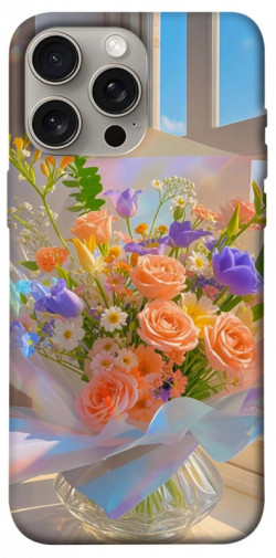 Чехол itsPrint Яркий букет для Apple iPhone 15 Pro Max (6.7")