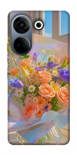 Чехол itsPrint Яркий букет для TECNO Camon 20 Pro (CK7n)