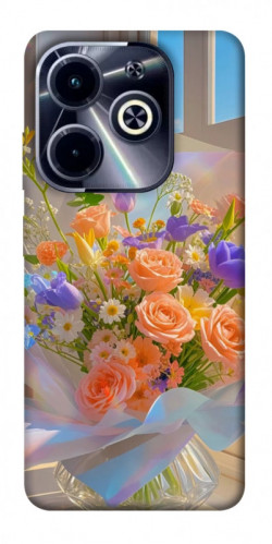 Чехол itsPrint Яркий букет для Infinix Hot 40i