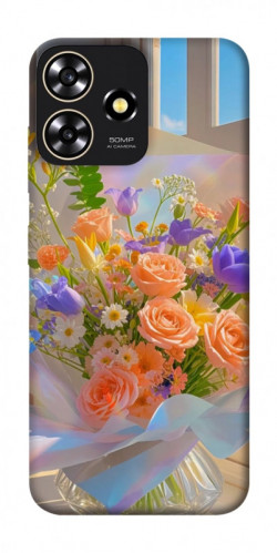 Чехол itsPrint Яркий букет для ZTE Blade A73 4G