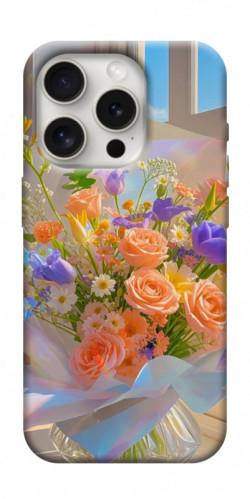 Чехол itsPrint Яркий букет для Apple iPhone 16 Pro (6.3")