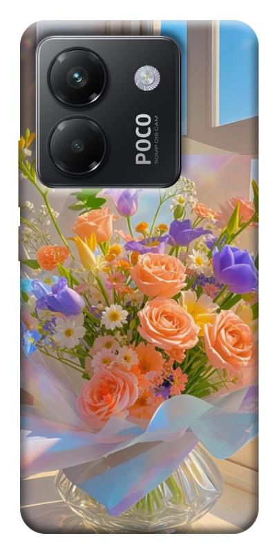 Чехол itsPrint Яркий букет для Xiaomi Poco M7 Pro 5G, цветы, купить оптом с доставкой