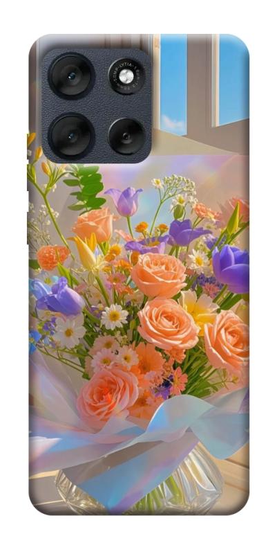 Чехол itsPrint Яркий букет для Motorola Moto G56 5G, цветы, купить оптом с доставкой