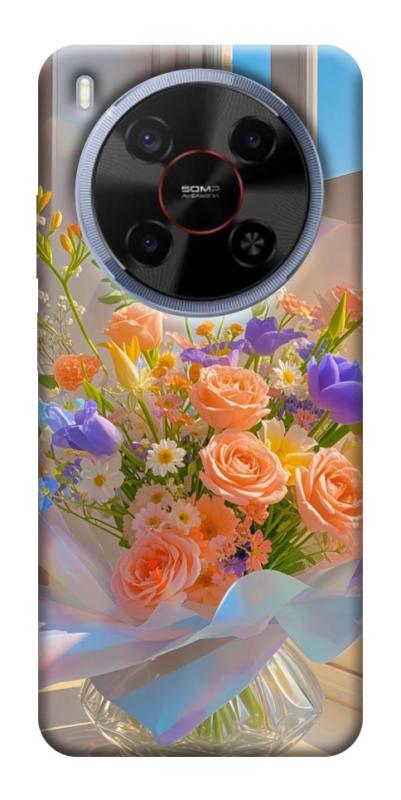 Чохол itsPrint Яскравий букет для ZTE Nubia V70 Max, квіти, купити оптом з доставкою