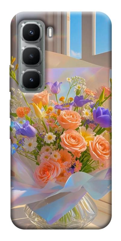 Чехол itsPrint Яркий букет для Infinix Hot 60 Pro, цветы, купить оптом с доставкой