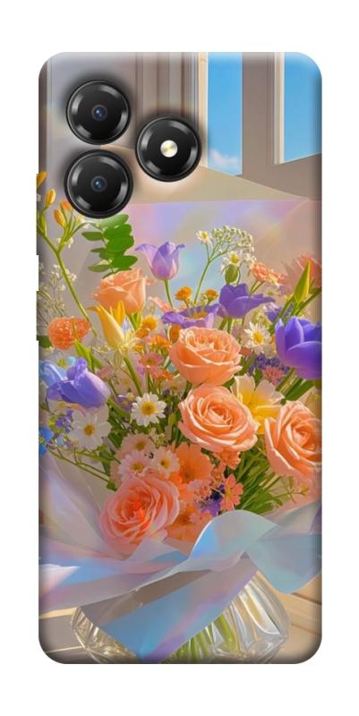 Чохол itsPrint Яскравий букет для ZTE Blade A36, квіти, купити оптом з доставкою