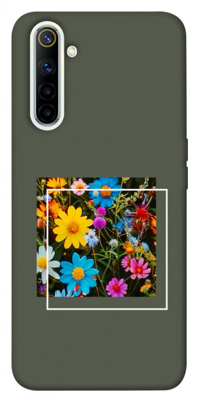 Чехол itsPrint Flora mood для Realme 6, цветы, купить оптом с доставкой