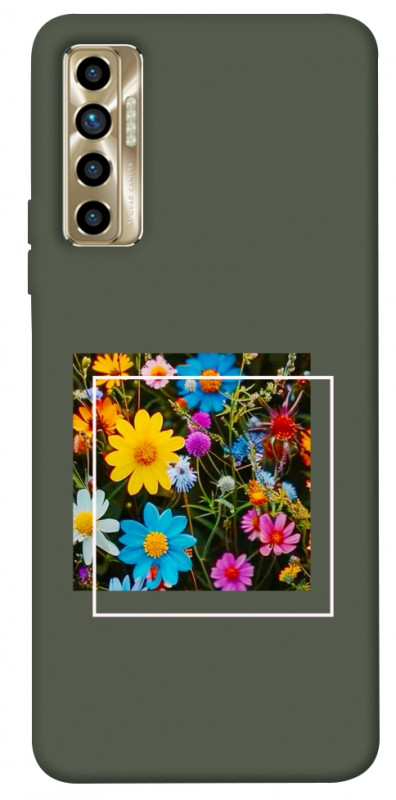 Чехол itsPrint Flora mood для TECNO Camon 17P, цветы, купить оптом с доставкой